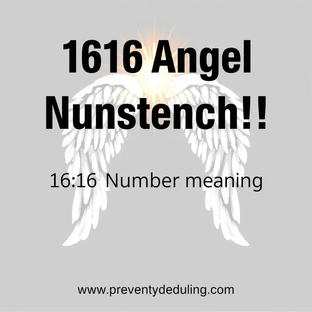 1616 angel number meaning illustration