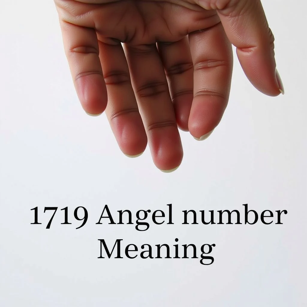 1717 angel number meaning illustration