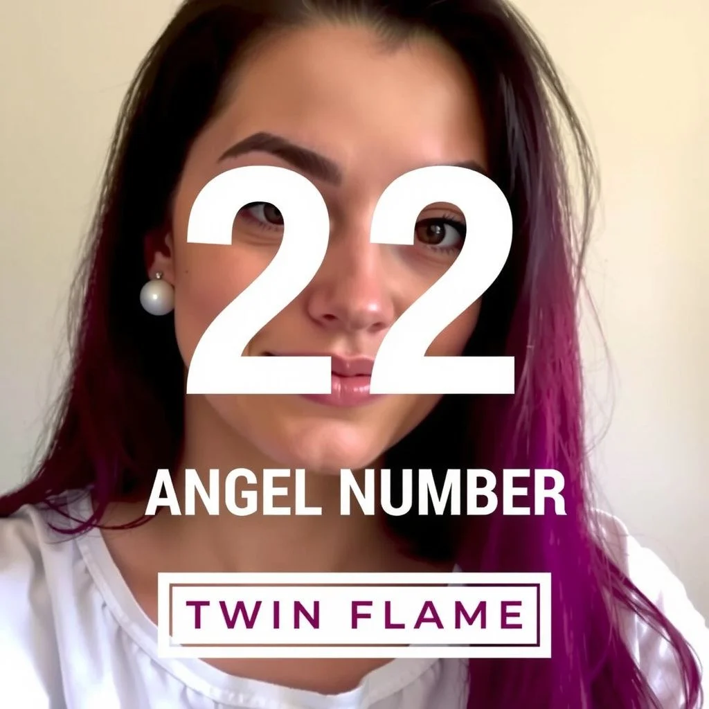 222 angel number meaning twin flame illustration