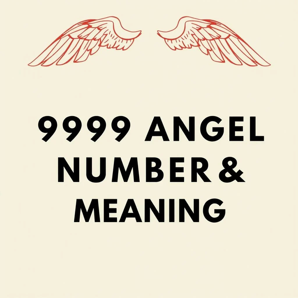 9999 angel number meaning illustration