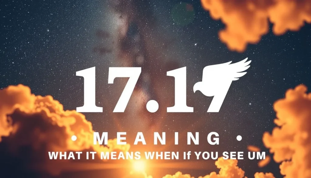 1717 angel number meaning — 1717 Angel Number Meaning: What It Means When You See It