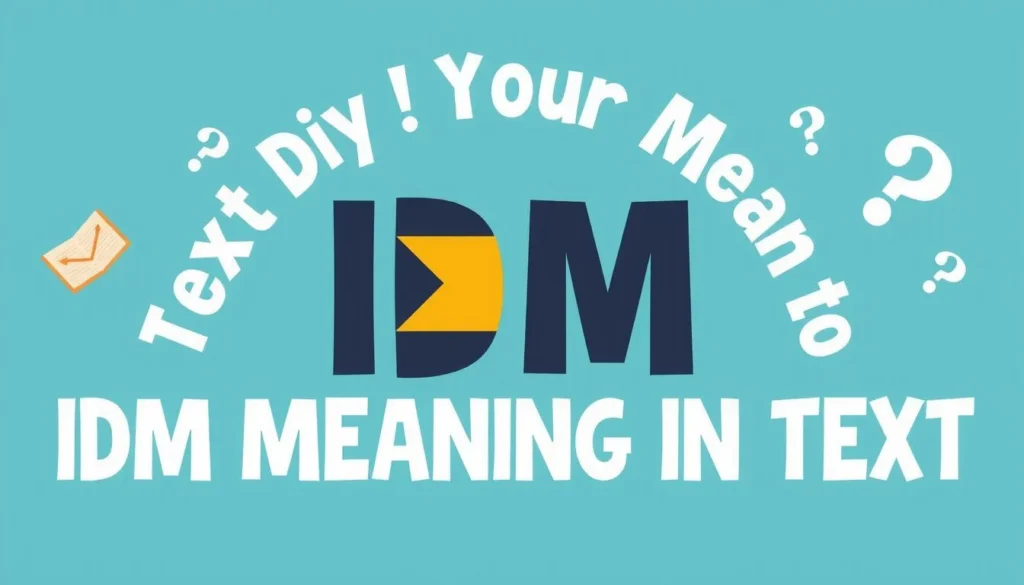 idm meaning in text — Idm Meaning In Text: What Does IDM Mean in Text? Slang…