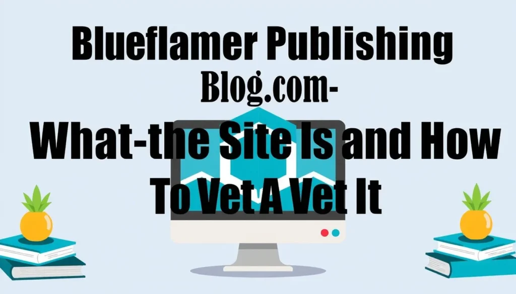 blueflamepublishingblog.com — blueflamepublishingblog.com: What the Site Is and How to Vet It